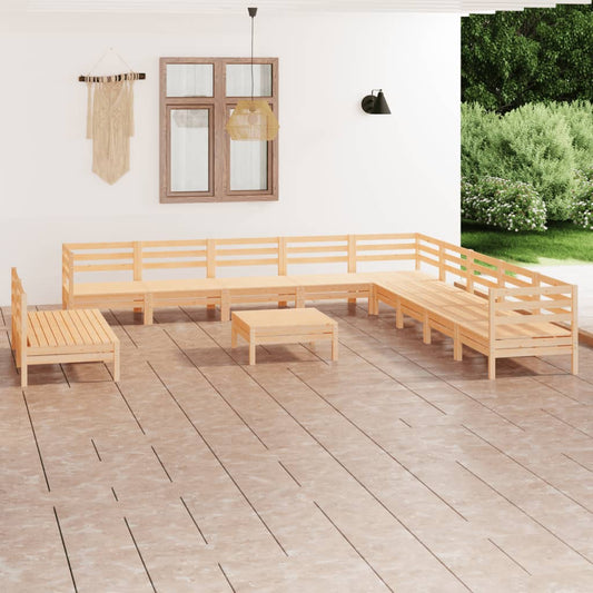 12-osainen puutarhasohvasarja täysi mänty - Sisustajankoti.fi