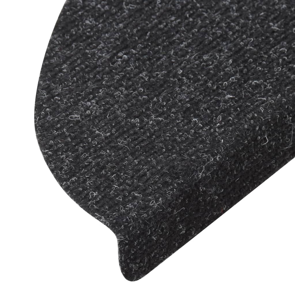Itsekiinnittyvät porrasmatot 15 kpl 56x20 cm antrasiitti - Sisustajankoti.fi