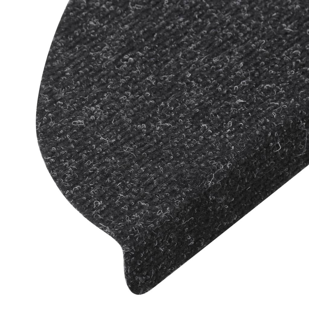 Itsekiinnittyvät porrasmatot 15 kpl 65x26 cm antrasiitti - Sisustajankoti.fi