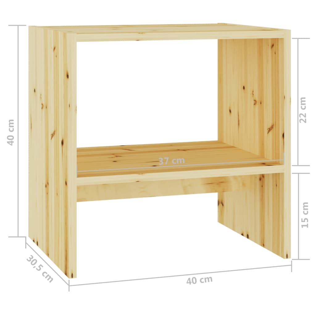 Yöpöydät 2 kpl 40x30,5x40 cm täysi kuusi - Sisustajankoti.fi