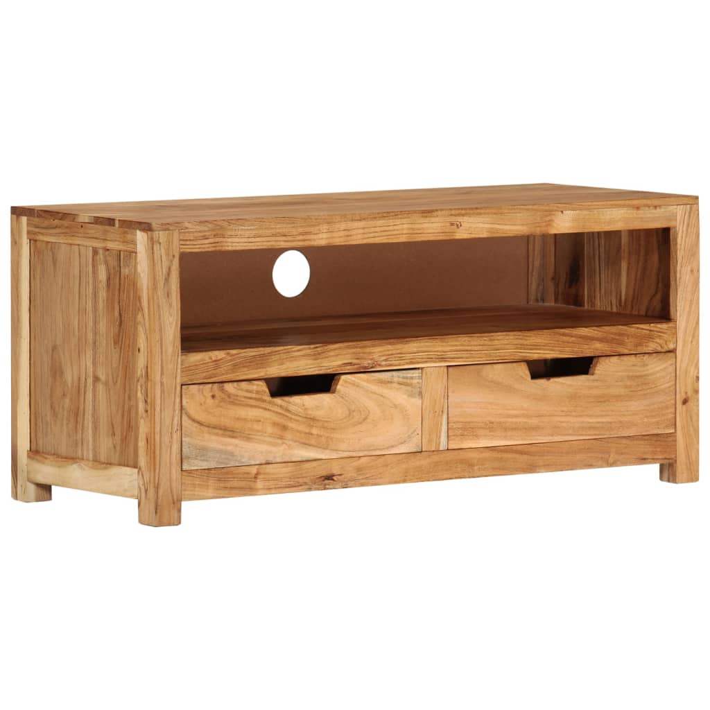 TV-taso 88x35x40 cm täysi akaasiapuu - Sisustajankoti.fi