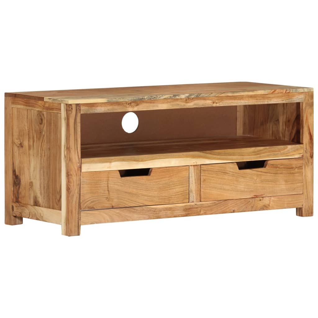 TV-taso 88x35x40 cm täysi akaasiapuu - Sisustajankoti.fi