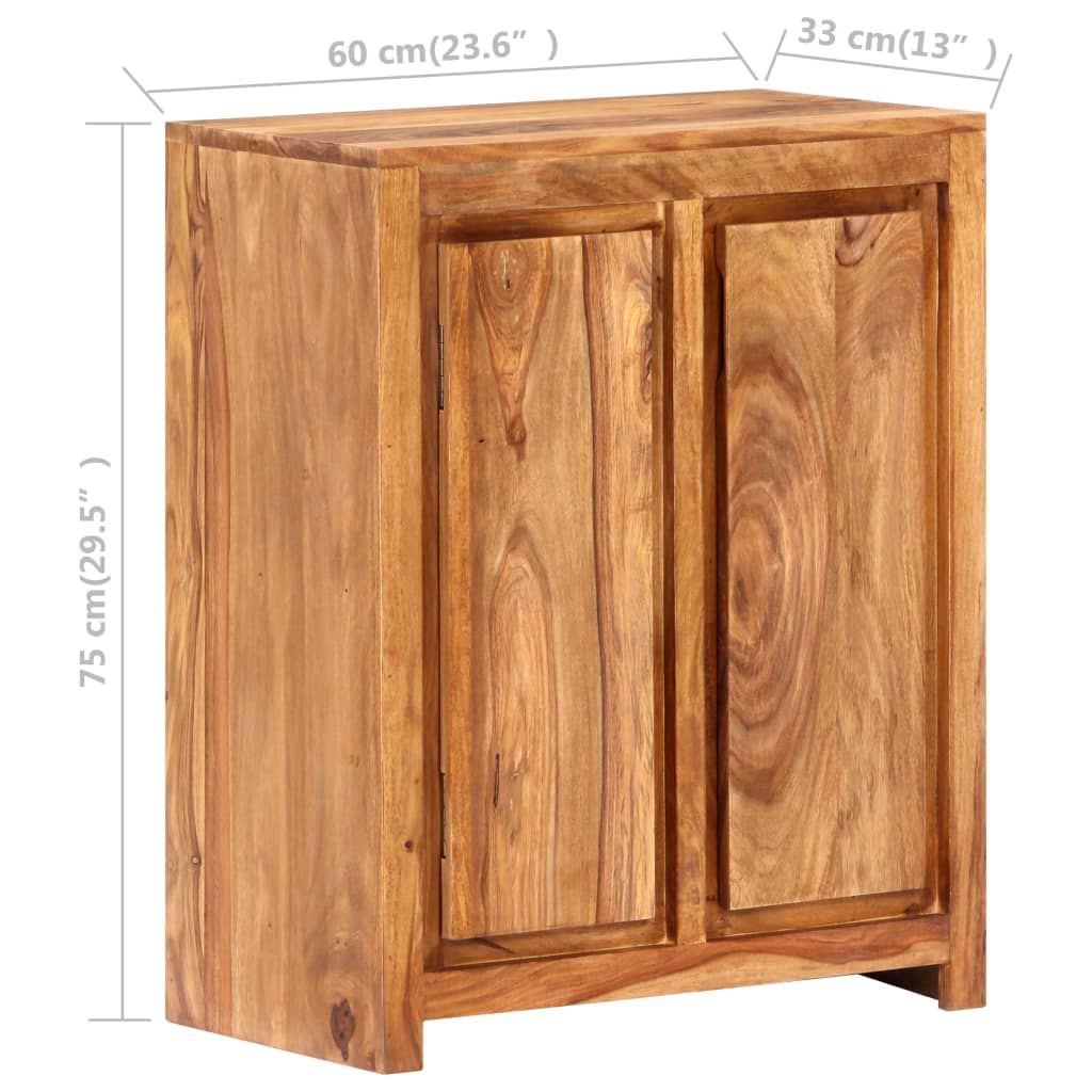 Senkki 60x33x75 cm täysi akaasiapuu - Sisustajankoti.fi