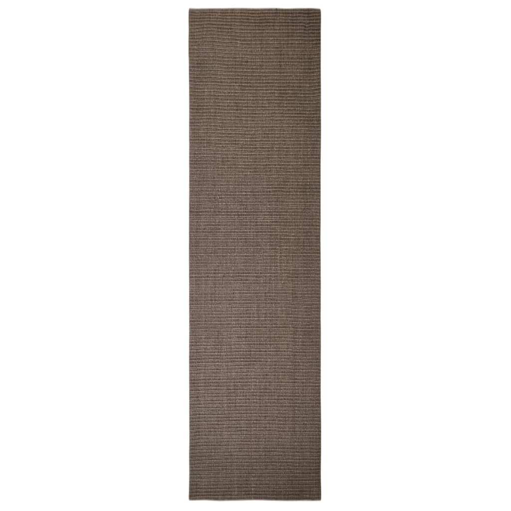Matto luonnollinen sisal 66x250 cm ruskea - Sisustajankoti.fi