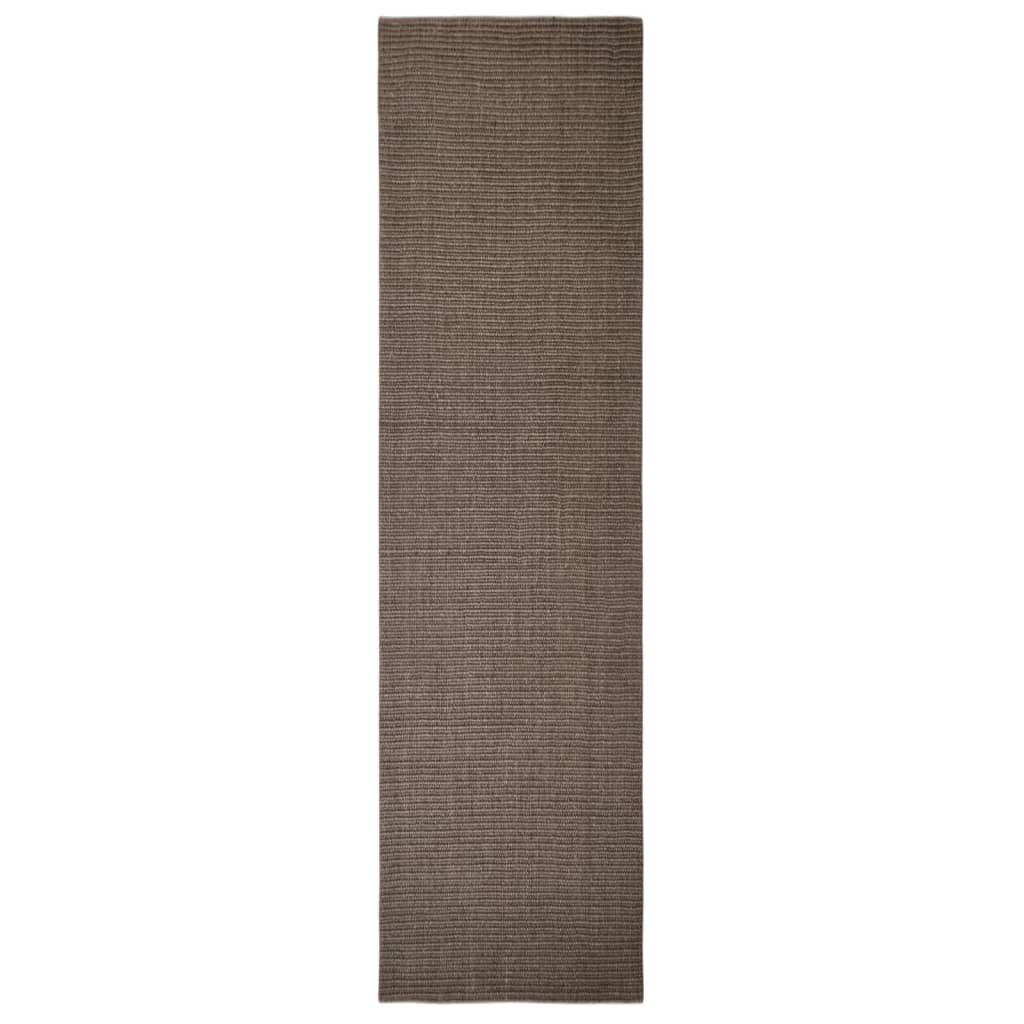 Matto luonnollinen sisal 66x250 cm ruskea - Sisustajankoti.fi