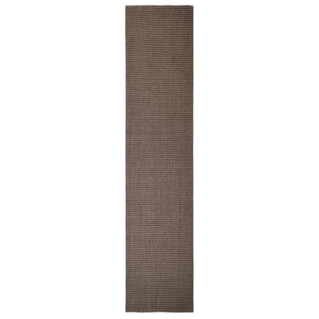 Matto luonnollinen sisal 66x300 cm ruskea - Sisustajankoti.fi