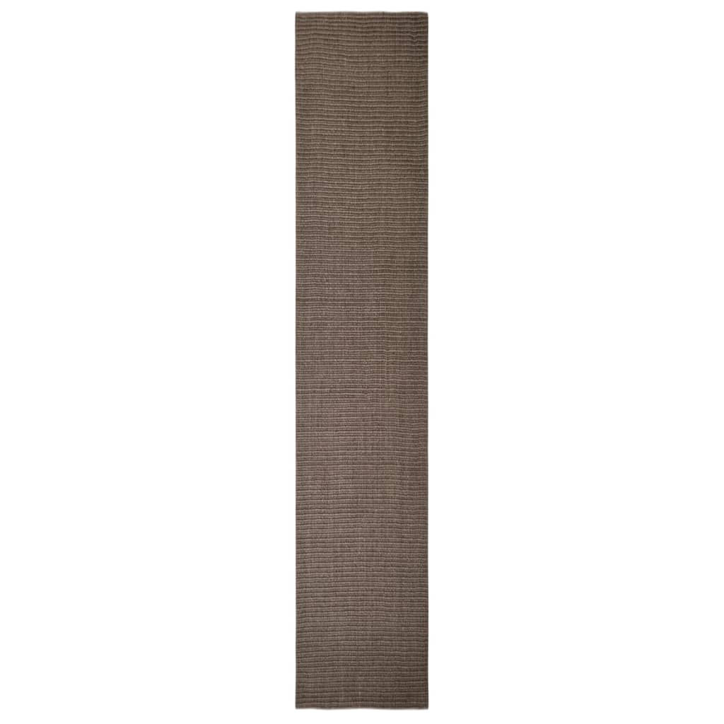 Matto luonnollinen sisal 66x350 cm ruskea - Sisustajankoti.fi