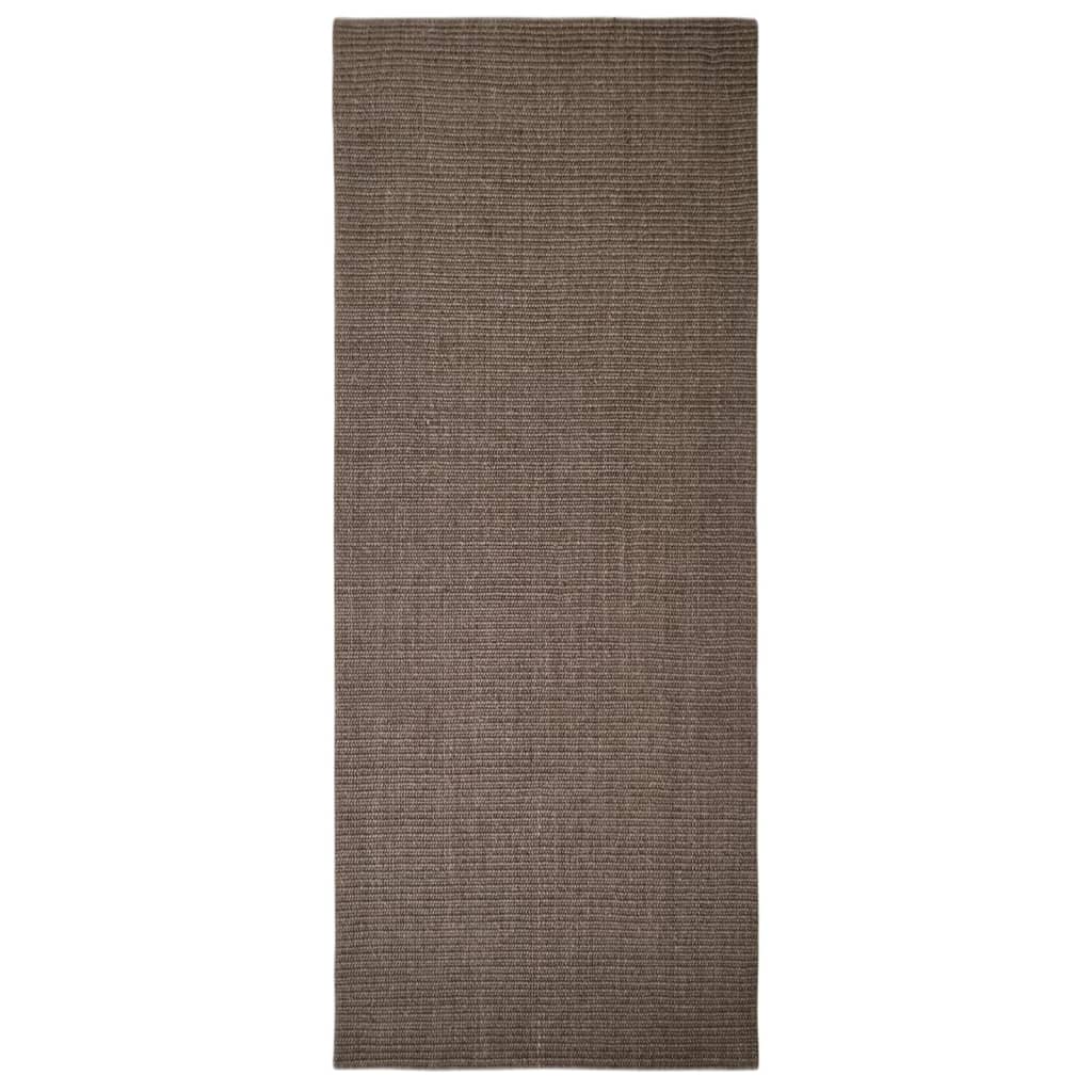 Matto luonnollinen sisal 80x200 cm ruskea - Sisustajankoti.fi