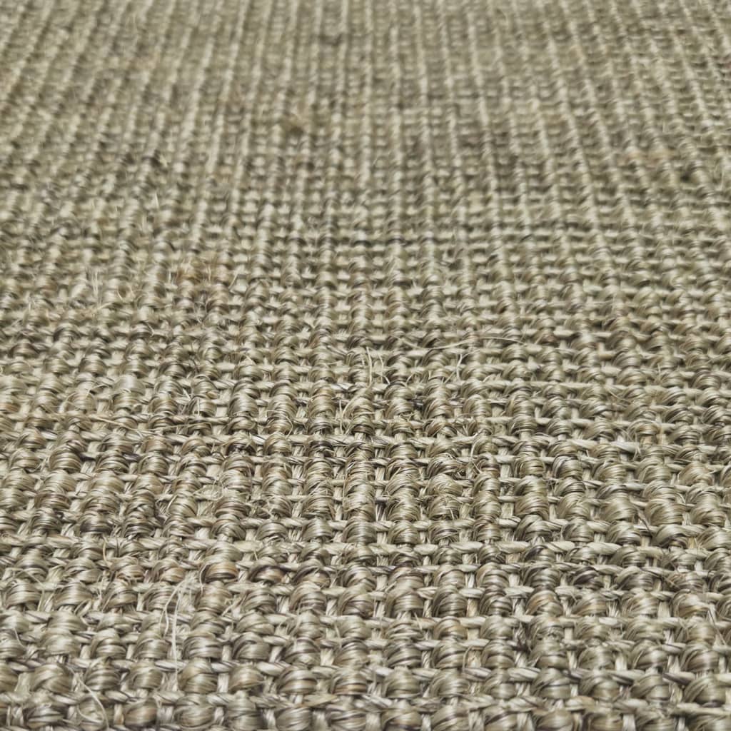 Matto luonnollinen sisal 80x150 cm harmaanruskea - Sisustajankoti.fi