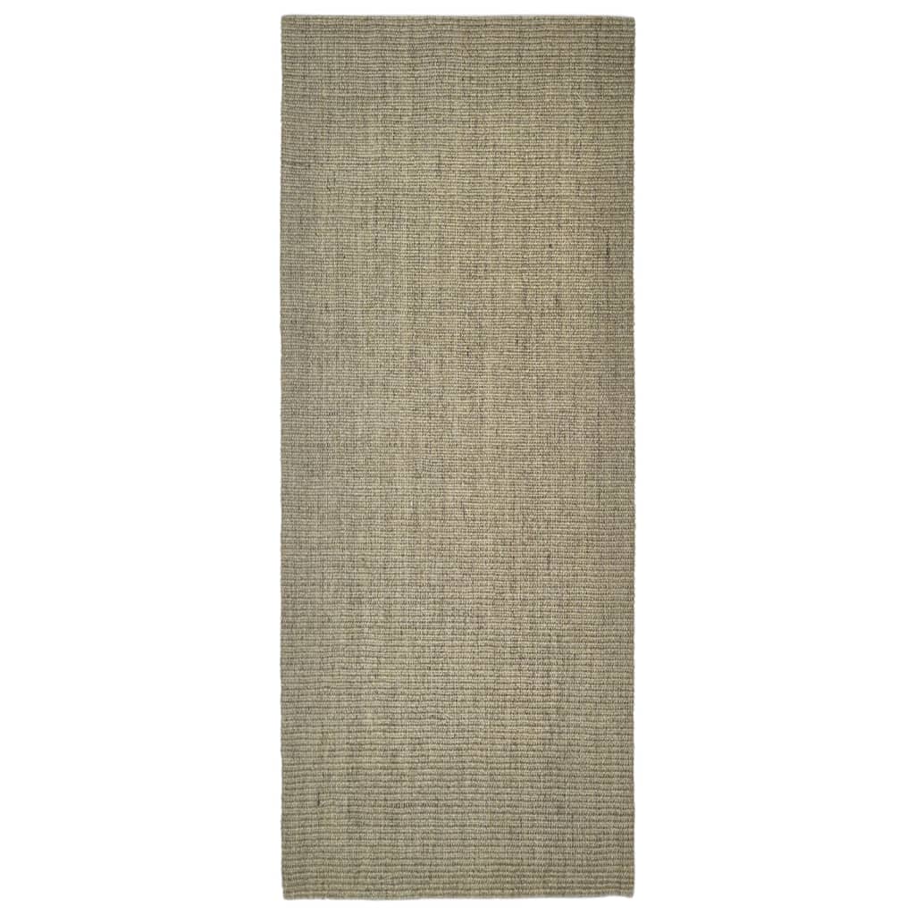 Matto luonnollinen sisal 80x200 cm harmaanruskea - Sisustajankoti.fi