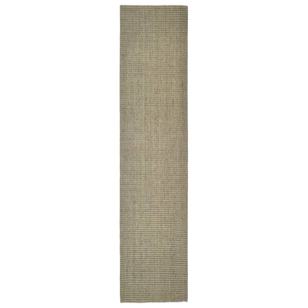 Matto luonnollinen sisal 80x350 cm harmaanruskea - Sisustajankoti.fi