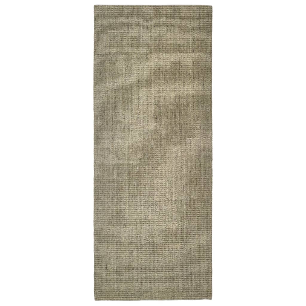 Matto luonnollinen sisal 100x250 cm harmaanruskea - Sisustajankoti.fi