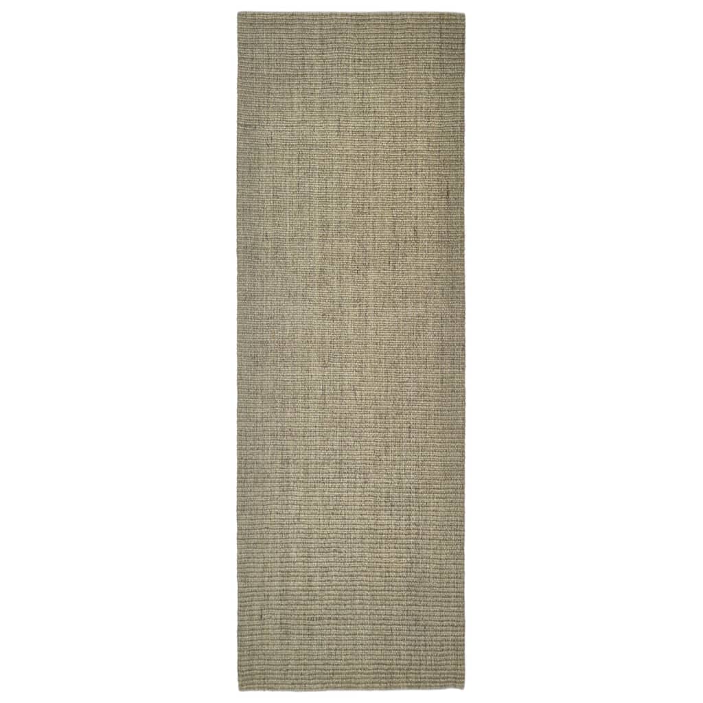 Matto luonnollinen sisal 100x300 cm harmaanruskea - Sisustajankoti.fi