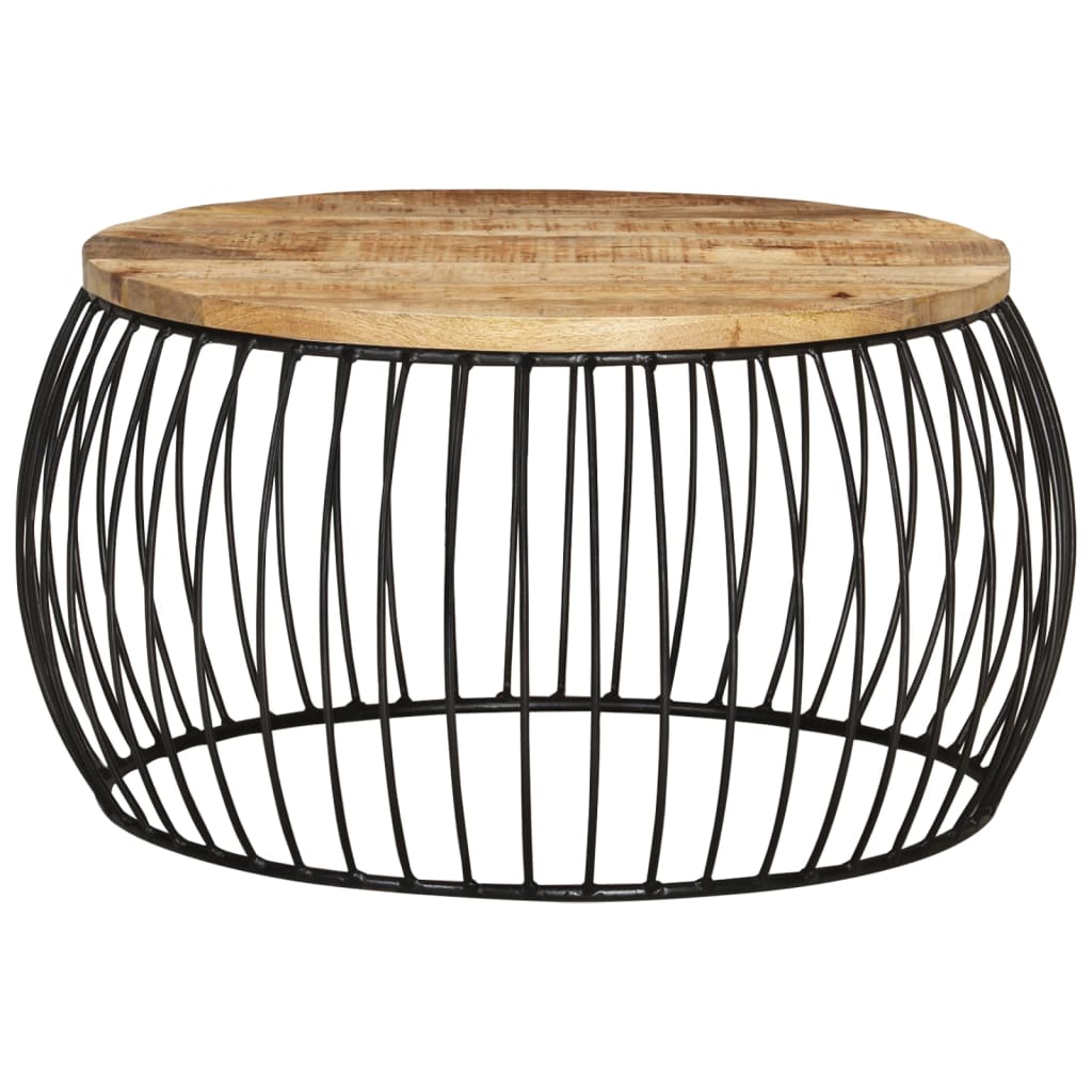 Sohvapöytä Ø68 cm karkea mangopuu - Sisustajankoti.fi