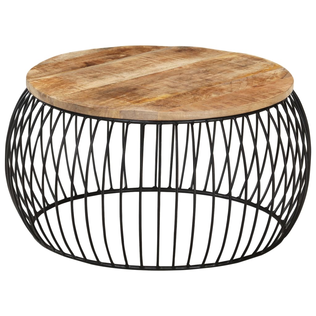 Sohvapöytä Ø68 cm karkea mangopuu - Sisustajankoti.fi
