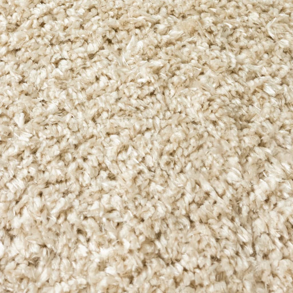 Korkeanukkainen Shaggy matto beige 120x170 cm 50 mm - Sisustajankoti.fi