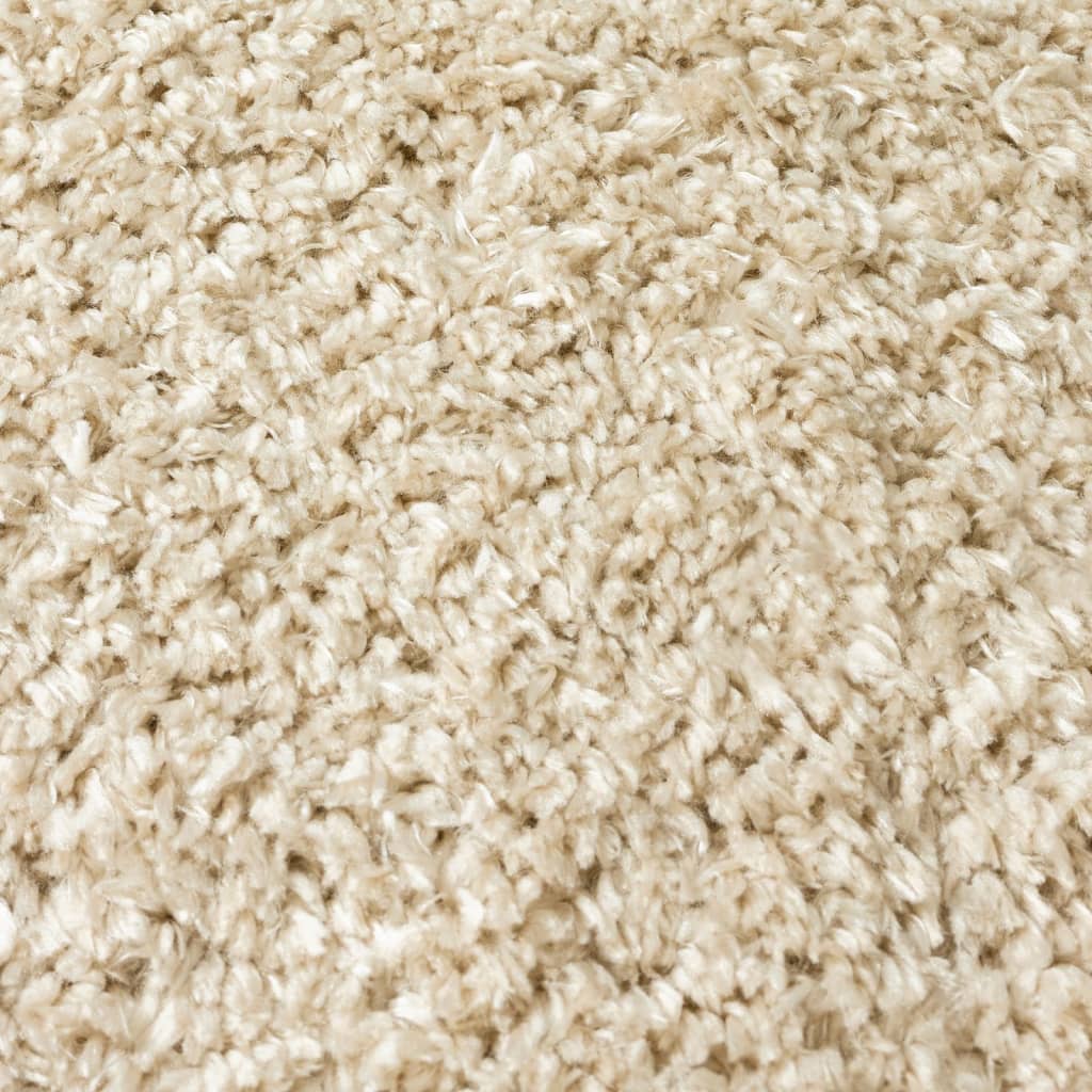 Korkeanukkainen Shaggy matto beige 160x230 cm 50 mm - Sisustajankoti.fi