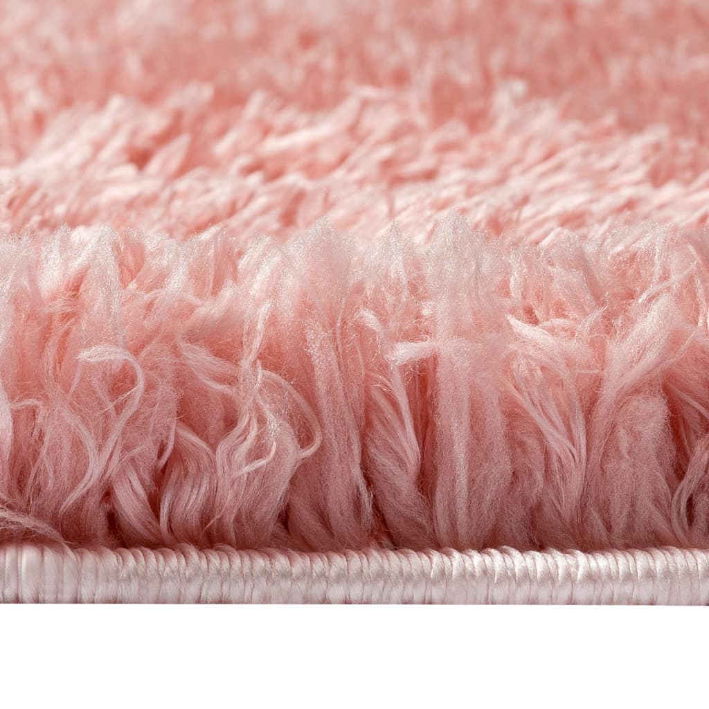 Korkeanukkainen Shaggy matto pinkki 140x200 cm 50 mm - Sisustajankoti.fi