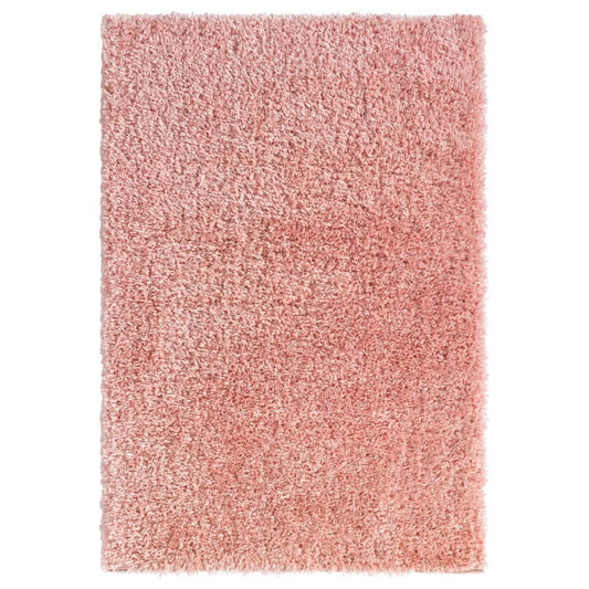 Korkeanukkainen Shaggy matto pinkki 160x230 cm 50 mm - Sisustajankoti.fi