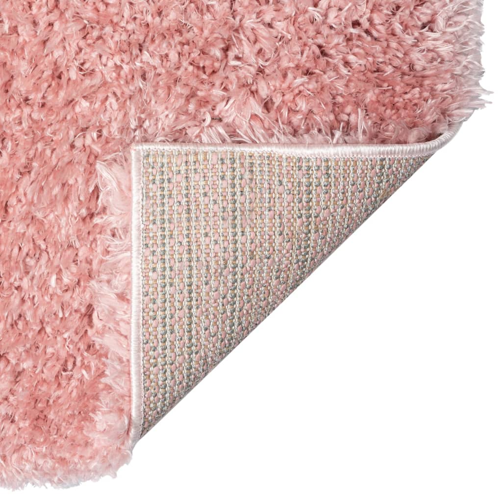 Korkeanukkainen Shaggy matto pinkki 200x290 cm 50 mm - Sisustajankoti.fi