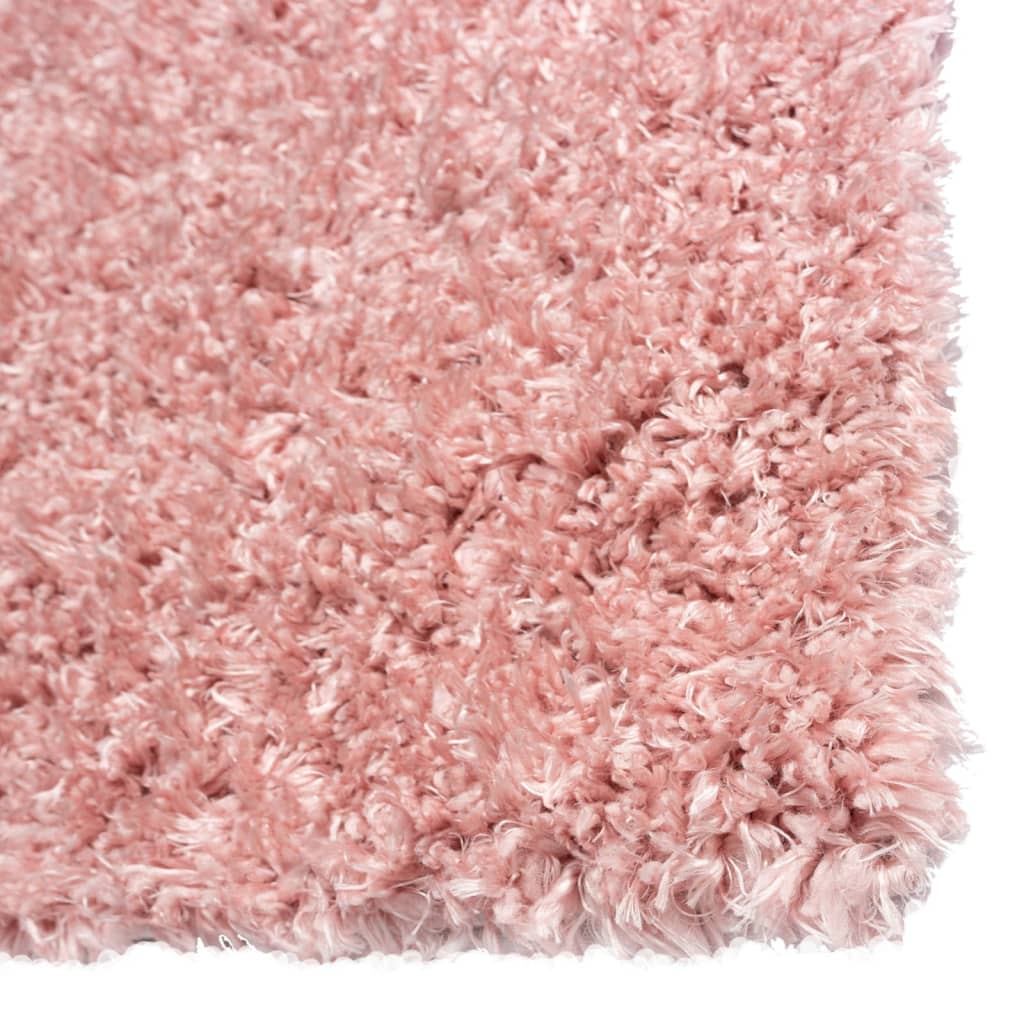 Korkeanukkainen Shaggy matto pinkki 200x290 cm 50 mm - Sisustajankoti.fi