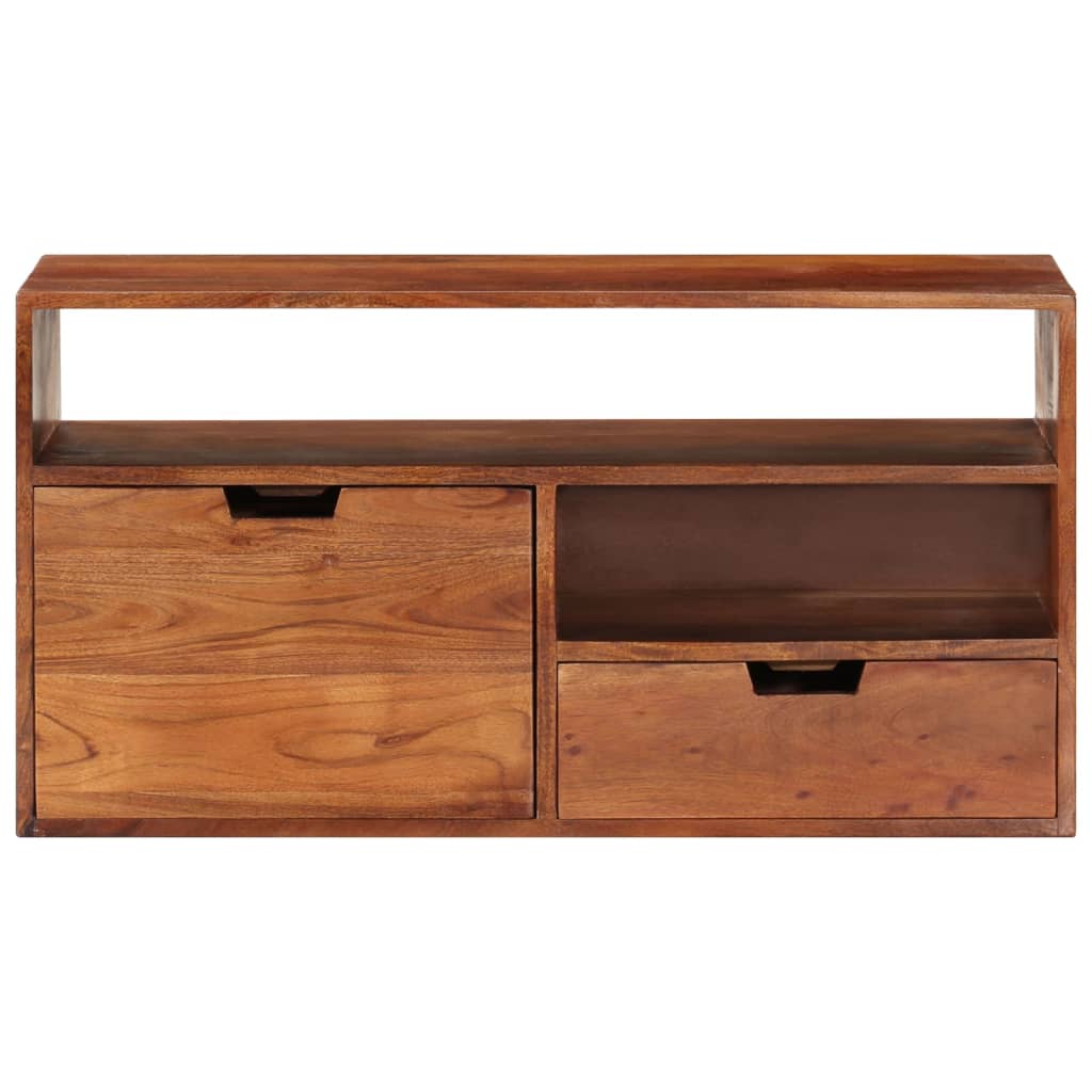 TV-taso 80x30x42 cm täysi akaasiapuu - Sisustajankoti.fi