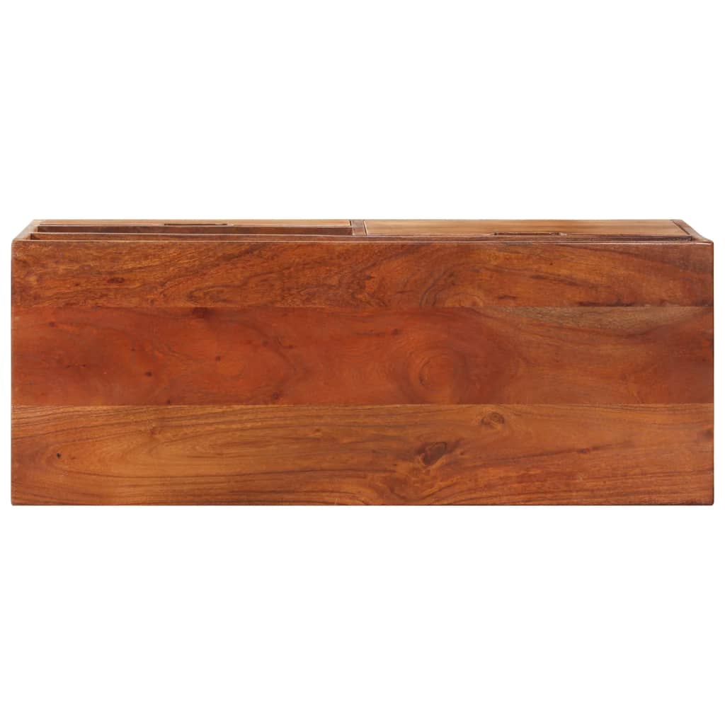 TV-taso 80x30x42 cm täysi akaasiapuu - Sisustajankoti.fi