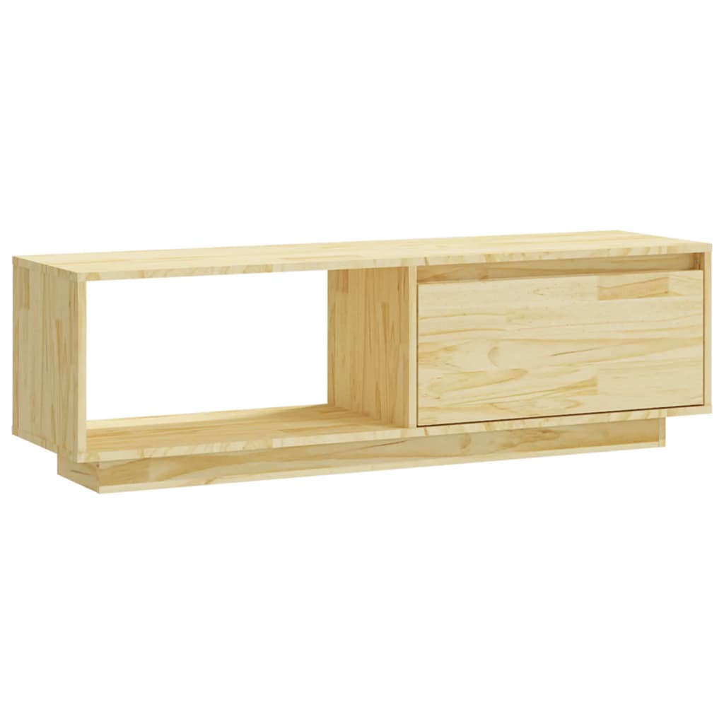TV-taso 110x30x33,5 cm täysi mänty - Sisustajankoti.fi