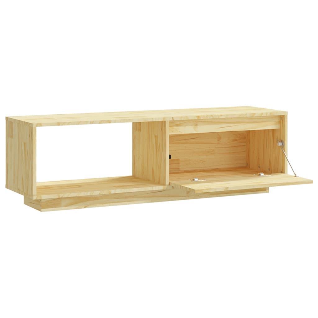 TV-taso 110x30x33,5 cm täysi mänty - Sisustajankoti.fi