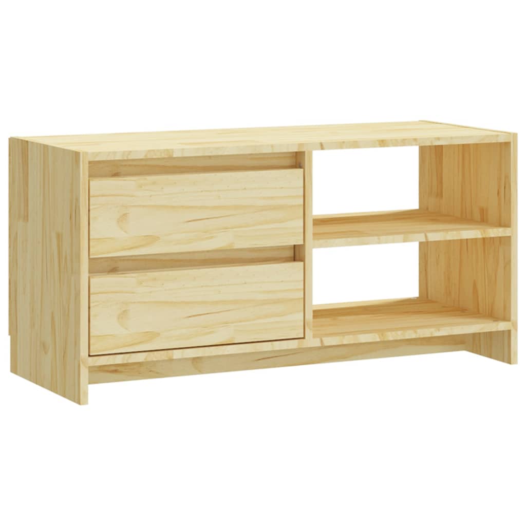 TV-taso 80x31x39 cm täysi mänty - Sisustajankoti.fi