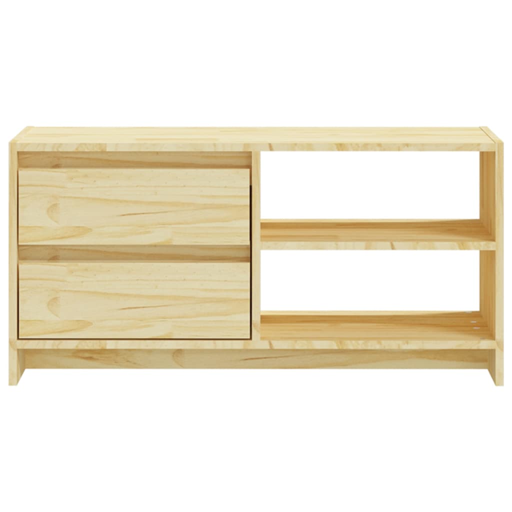 TV-taso 80x31x39 cm täysi mänty - Sisustajankoti.fi