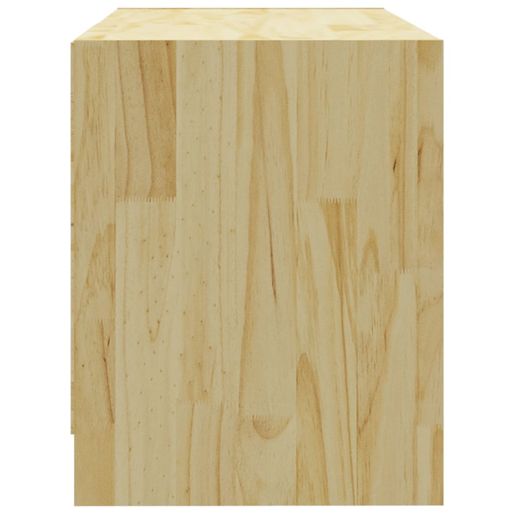 TV-taso 80x31x39 cm täysi mänty - Sisustajankoti.fi