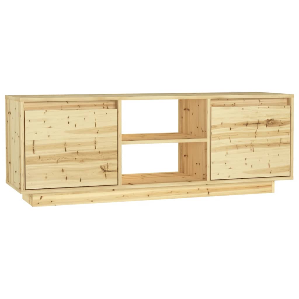 TV-taso 110x30x40 cm täysi kuusi - Sisustajankoti.fi