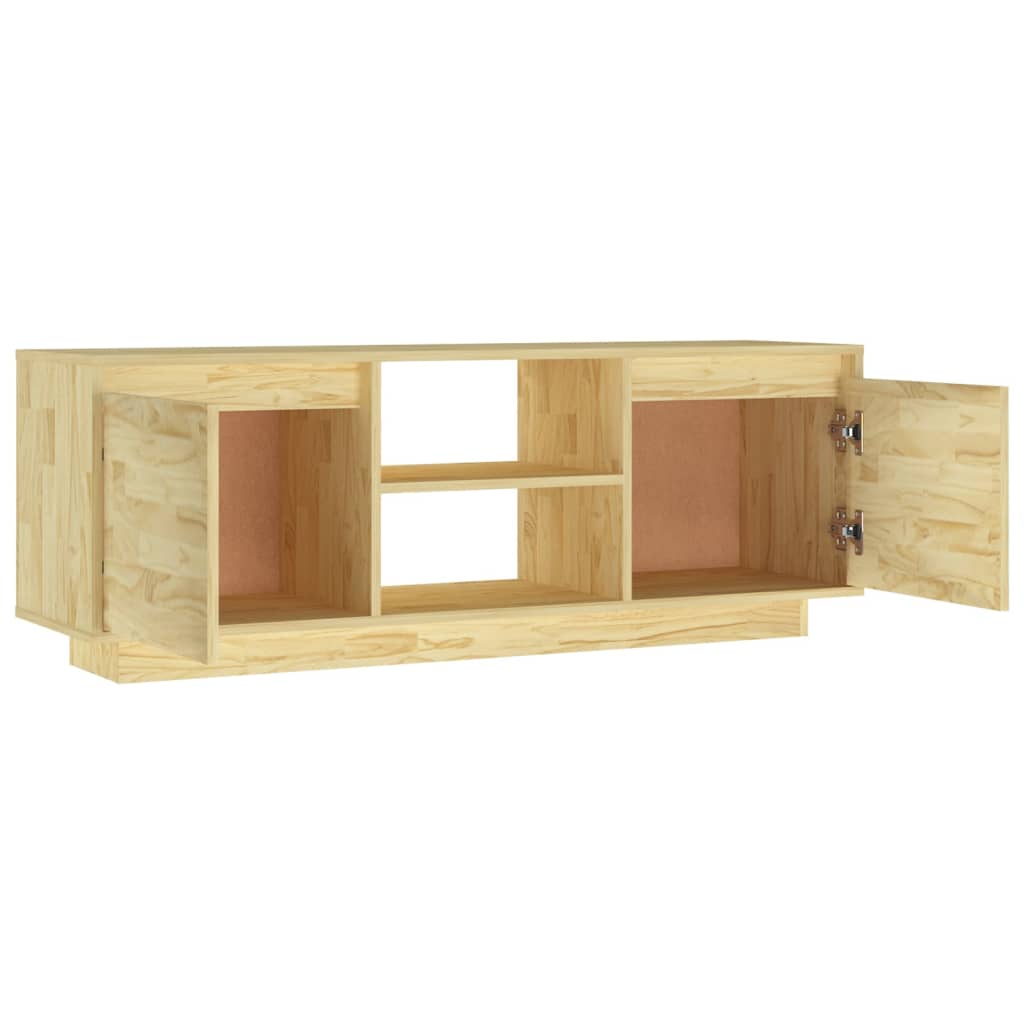 TV-taso 110x30x40 cm täysi mänty - Sisustajankoti.fi