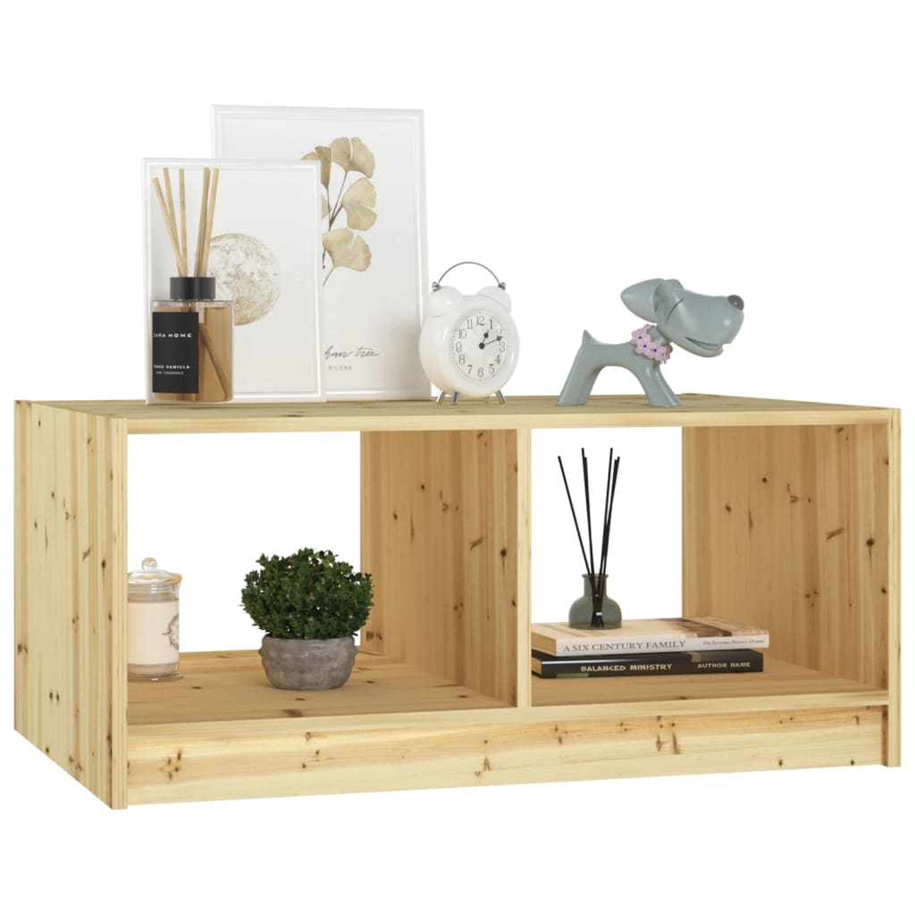 Sohvapöytä 75x50x33,5 cm täysi kuusi - Sisustajankoti.fi