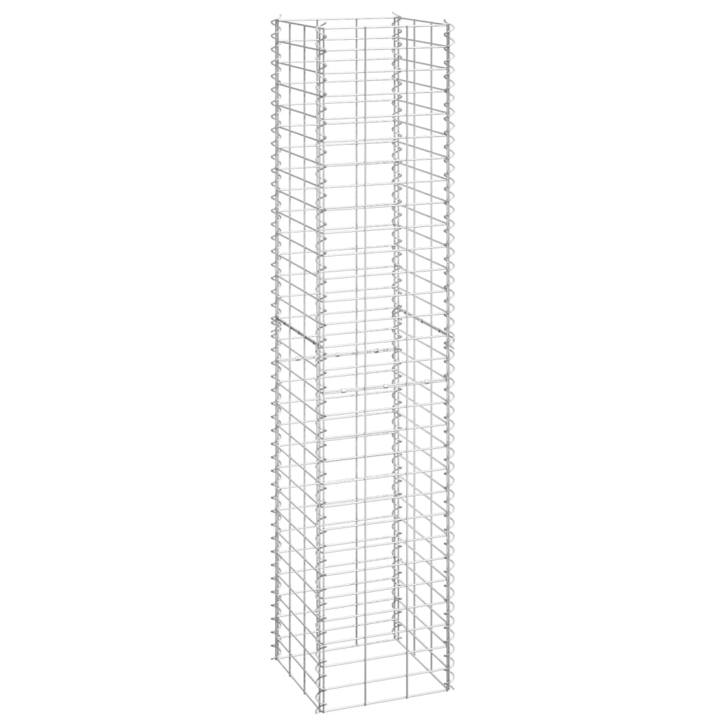 Korotetut kivikorit 3 kpl 30x30x150 cm rauta - Sisustajankoti.fi