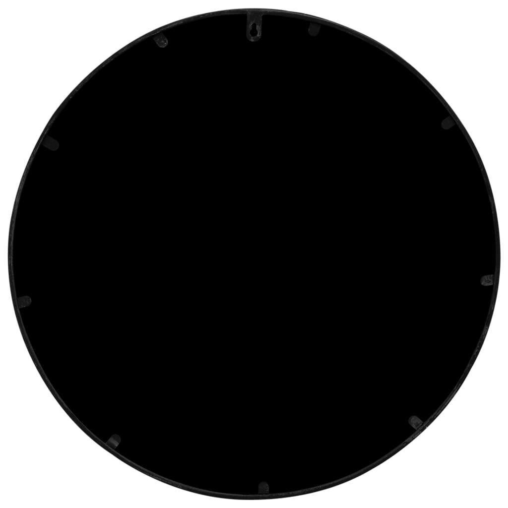 Puutarhapeili musta 40x2,5 cm rauta pyöreä ulkokäyttöön - Sisustajankoti.fi