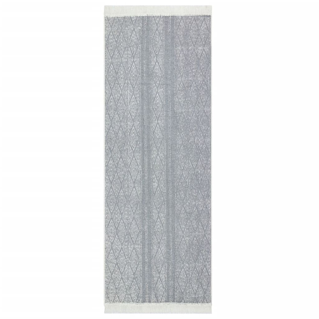 Matto vaaleanharmaa 100x300 cm puuvilla - Sisustajankoti.fi