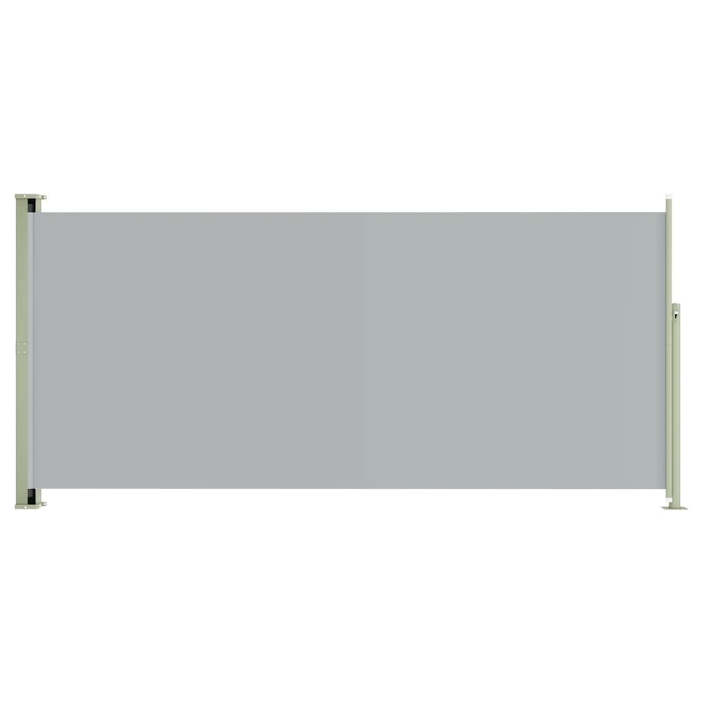 Sisäänvedettävä terassin sivumarkiisi 140x300 cm harmaa - Sisustajankoti.fi