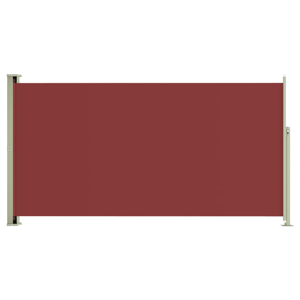 Sisäänvedettävä terassin sivumarkiisi 160x300 cm punainen - Sisustajankoti.fi