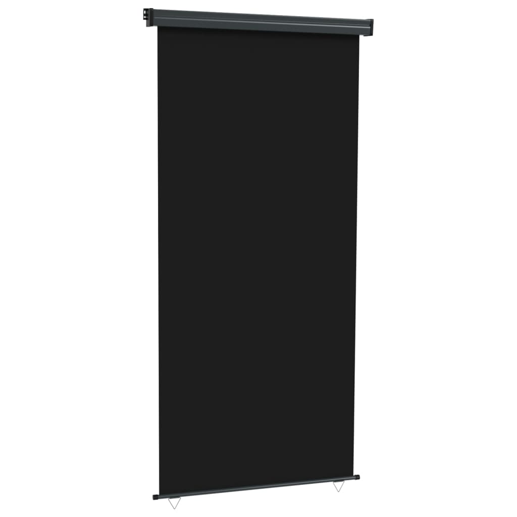 Parvekkeen sivumarkiisi 117x250 cm musta - Sisustajankoti.fi