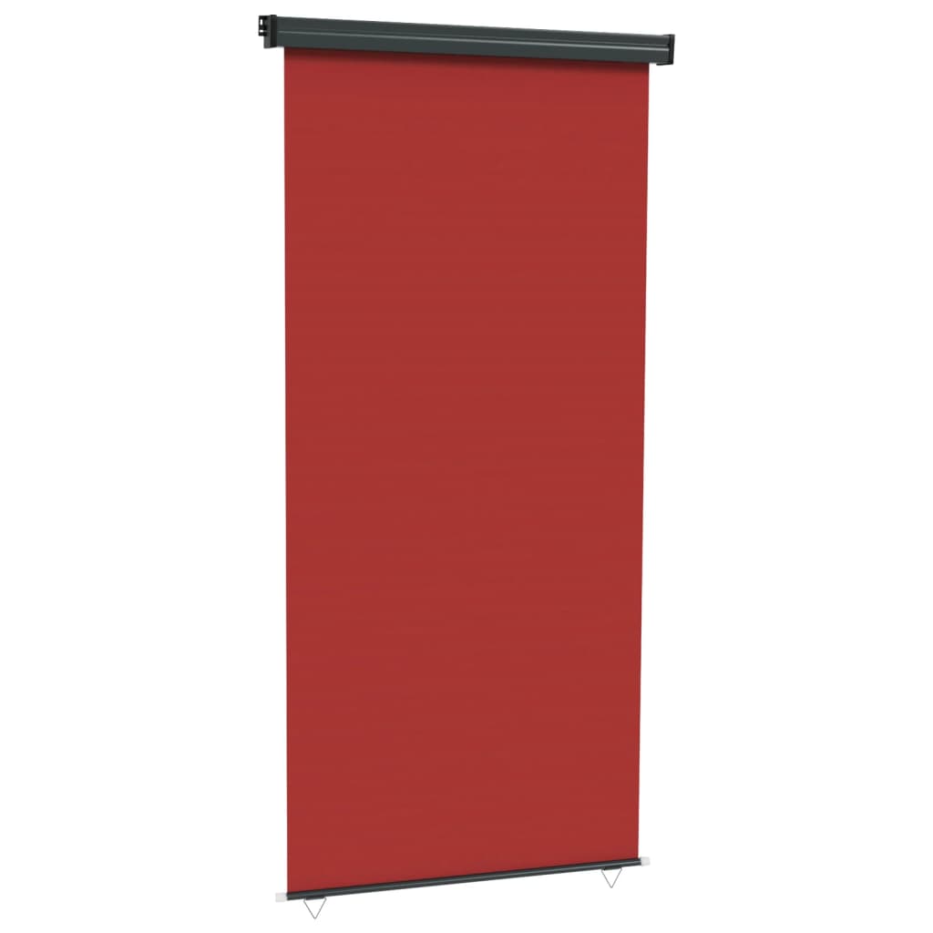 Parvekkeen sivumarkiisi 117x250 cm punainen - Sisustajankoti.fi