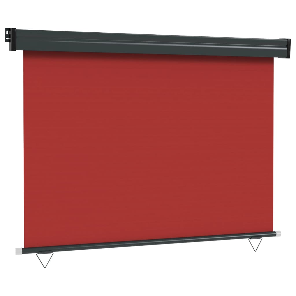 Parvekkeen sivumarkiisi 117x250 cm punainen - Sisustajankoti.fi