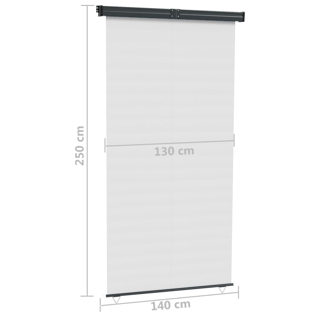 Parvekkeen sivumarkiisi 140x250 cm kerma - Sisustajankoti.fi