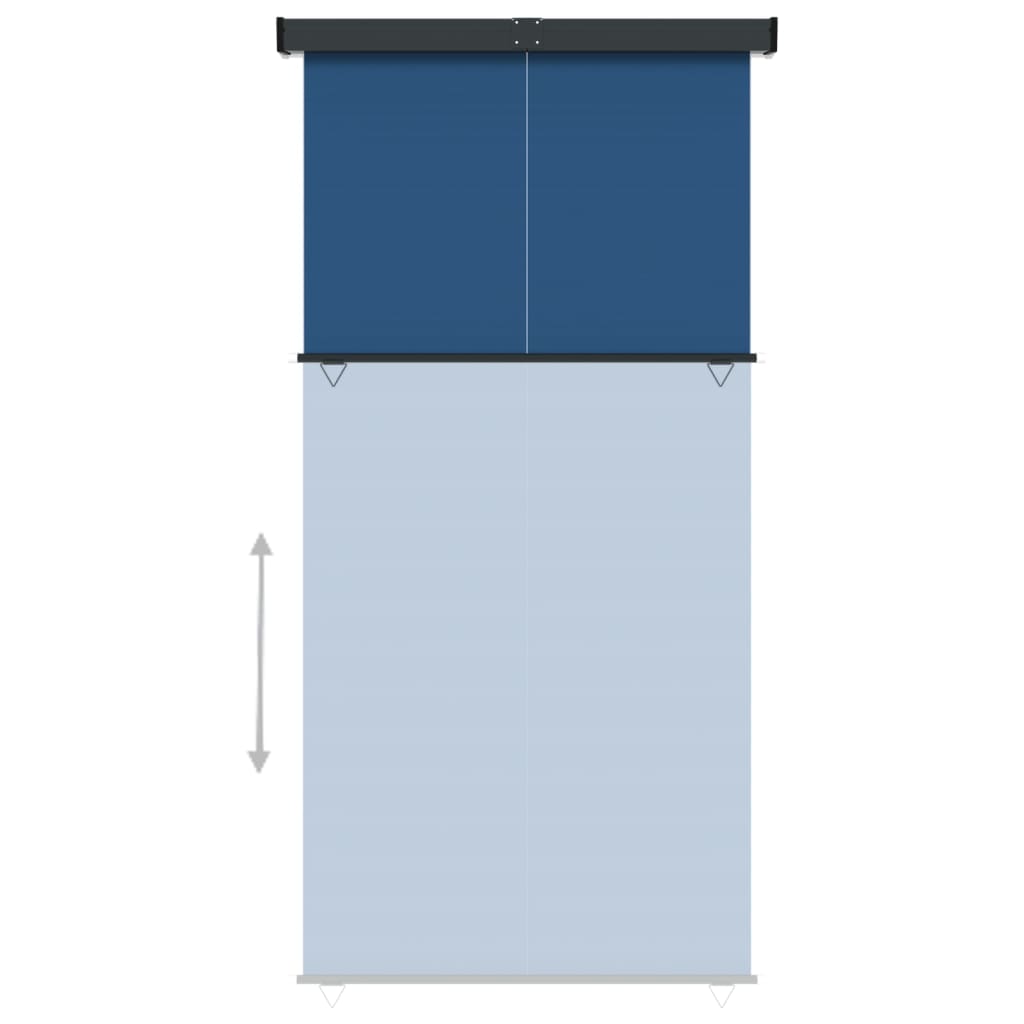 Parvekkeen sivumarkiisi 140x250 cm sininen - Sisustajankoti.fi