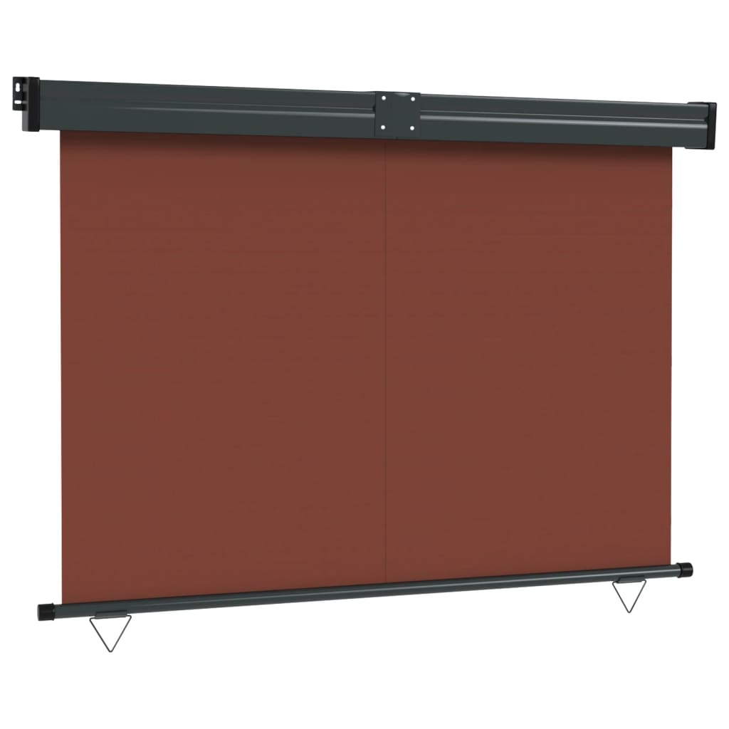 Parvekkeen sivumarkiisi 140x250 cm ruskea - Sisustajankoti.fi