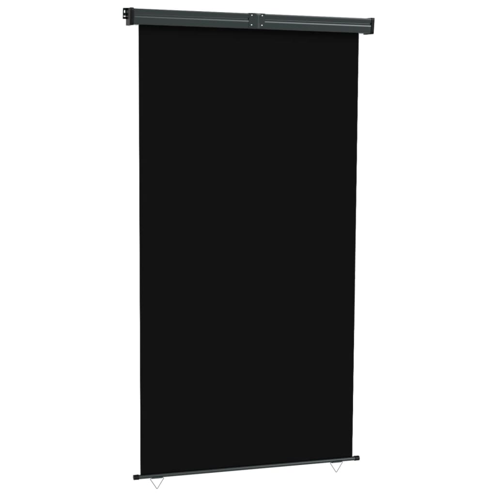Parvekkeen sivumarkiisi 160x250 cm musta - Sisustajankoti.fi