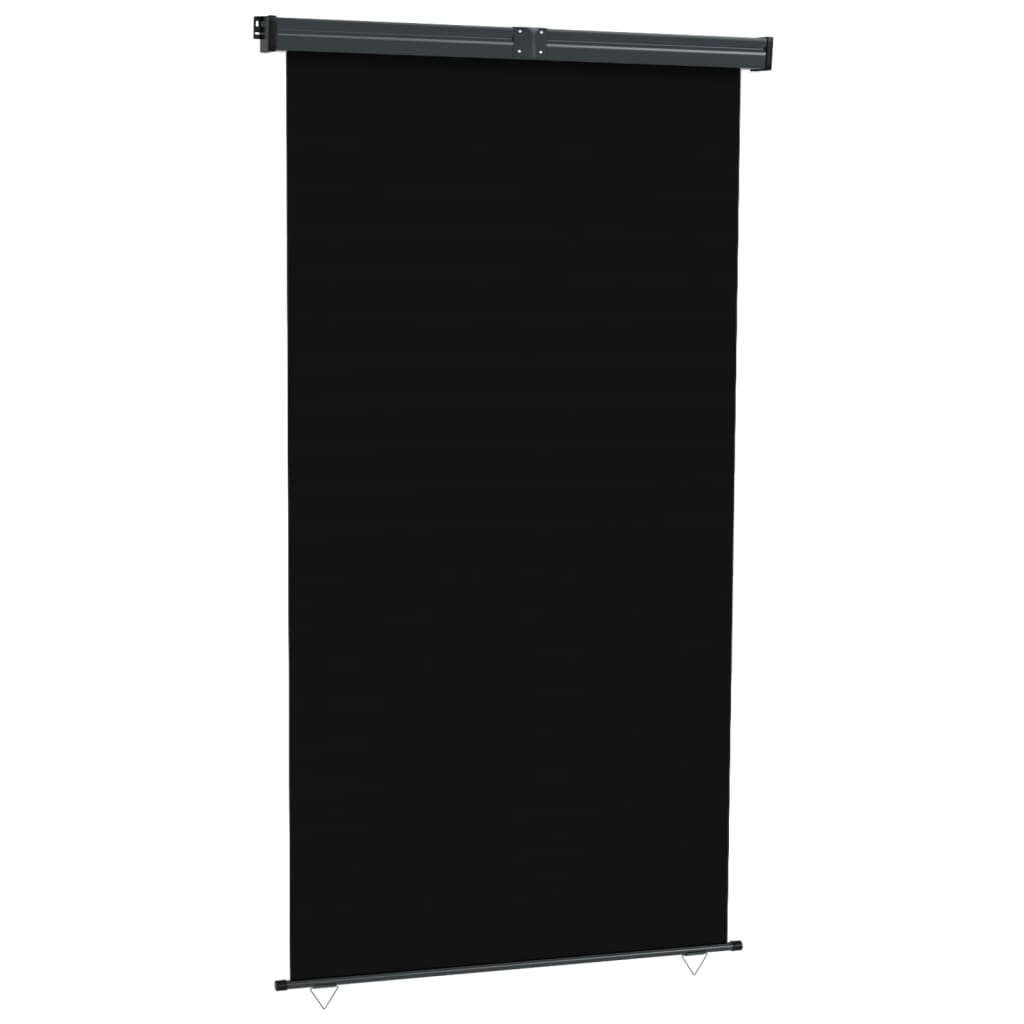 Parvekkeen sivumarkiisi 170x250 cm musta - Sisustajankoti.fi