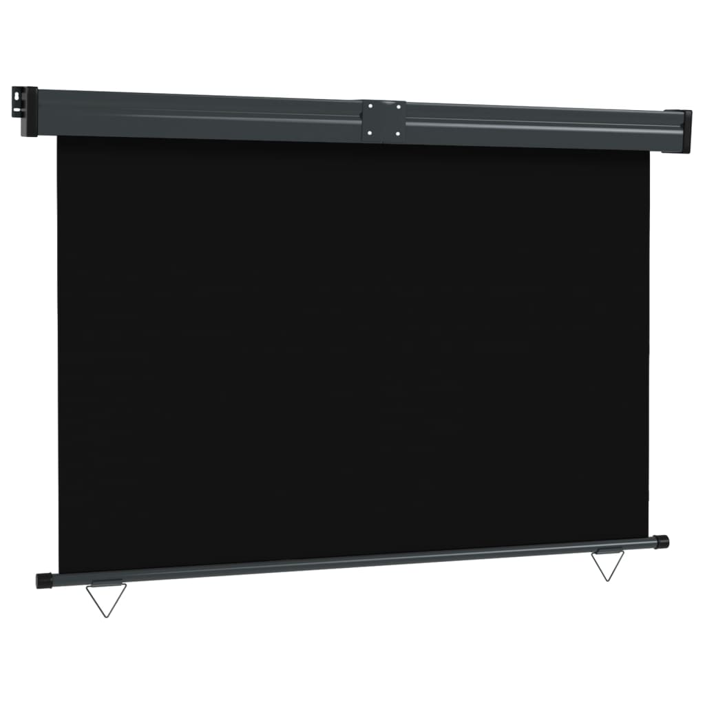 Parvekkeen sivumarkiisi 170x250 cm musta - Sisustajankoti.fi