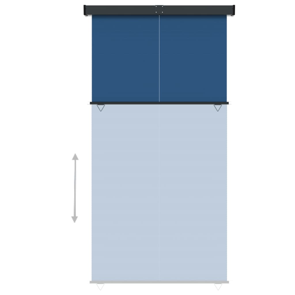 Parvekkeen sivumarkiisi 170x250 cm sininen - Sisustajankoti.fi